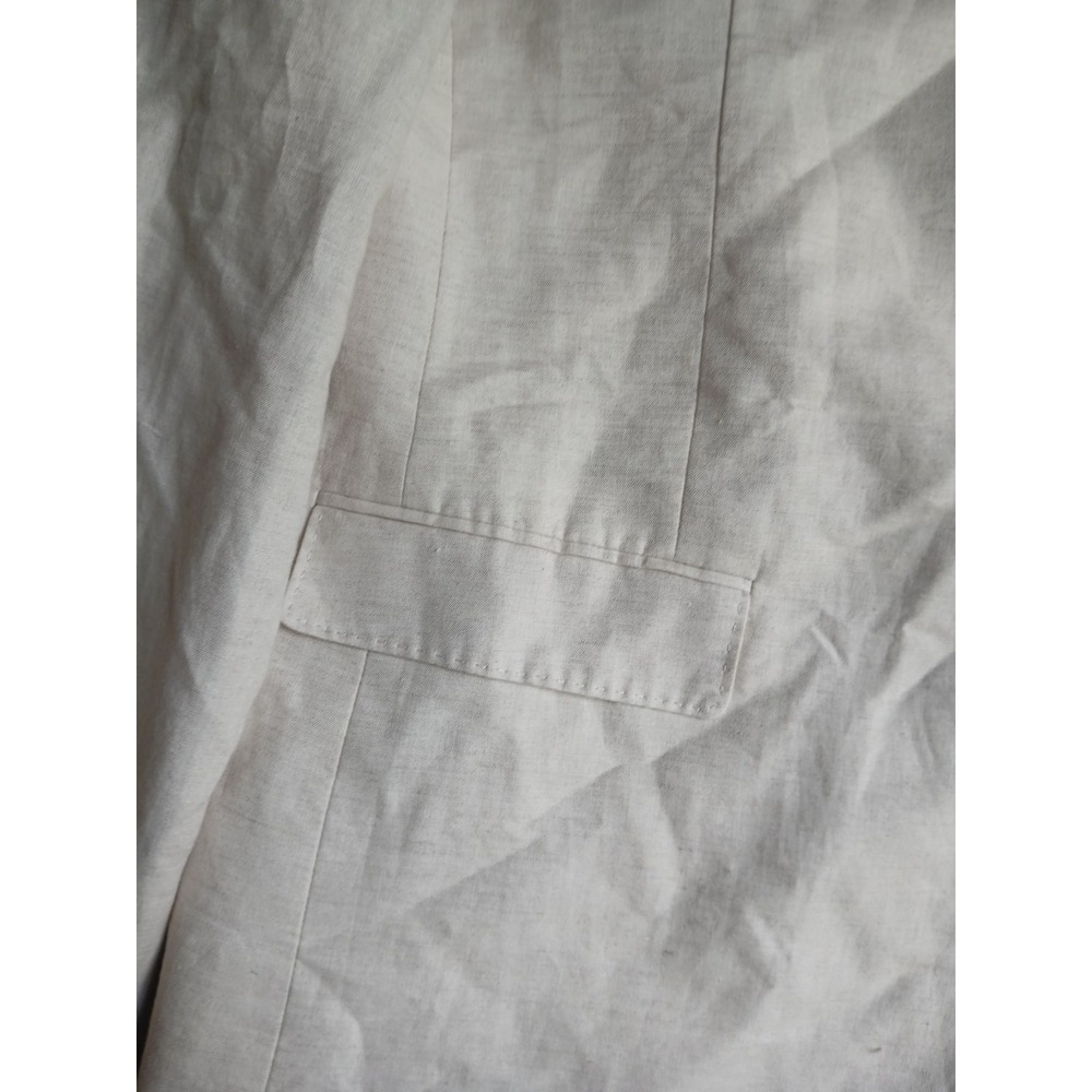 Banana Republic Blazer Mens 46 R Linen Flax Two Button Notch Collar Classic Fit - Picture 2 of 16